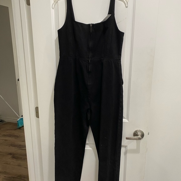 Black ASOS design denim jumpsuit - Picture 6 of 9
